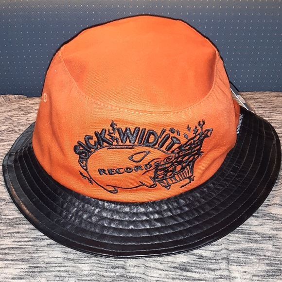 Orange and Black Bucket Hat